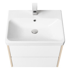 Тумба под раковину Aquaton Сканди 70 см подвесная белая/дуб верона (1A251801SDB20) - фото 8