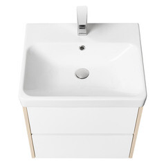 Тумба под раковину Aquaton Сканди 55 см подвесная белая/дуб верона (1A251701SDB20) - фото 8