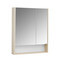 Зеркальный шкаф Aquaton Сканди 70х85х13 см белый/дуб верона