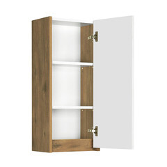 Пенал Aquaton Сканди 35 см подвесной белый/дуб рустикальный - фото 8