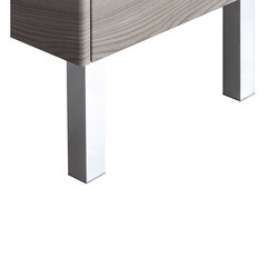 Ножки для тумбы Aquaton Сканди 20 см серебро (2 шт.) (1A222703SI000) - фото 3