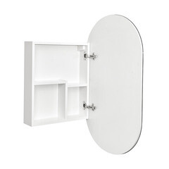 Зеркальный шкаф Aquaton Оливия 50х90х20 см белый - фото 6