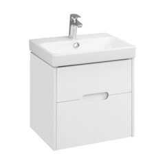 Тумба под раковину Aquaton Оливия 55 см подвесная белая (1A254201OL010) - фото 1