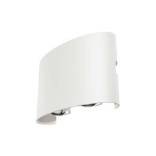 Светильник светодиодный фасадный настенный Outdoor Strato белый 3000К 4 Вт IP54 (O417WL-L4W3K)