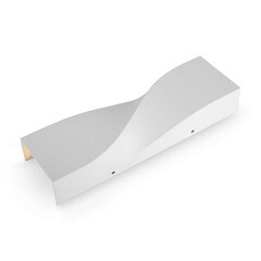 Светильник светодиодный садово-парковый настенный Outdoor Twist белый 3000К 11 Вт IP65 (O040WL-L11W3K) - фото 2