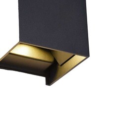 Светильник светодиодный садово-парковый настенный Outdoor Fulton черный 3000К 6 Вт IP54 (O572WL-L6B) - фото 4