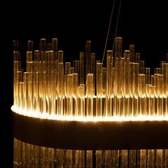 Светильник светодиодный подвесной Freya Chalice 3000К 52 Вт 12 кв.м золото IP20 (FR10008PL-L52G) - фото 2