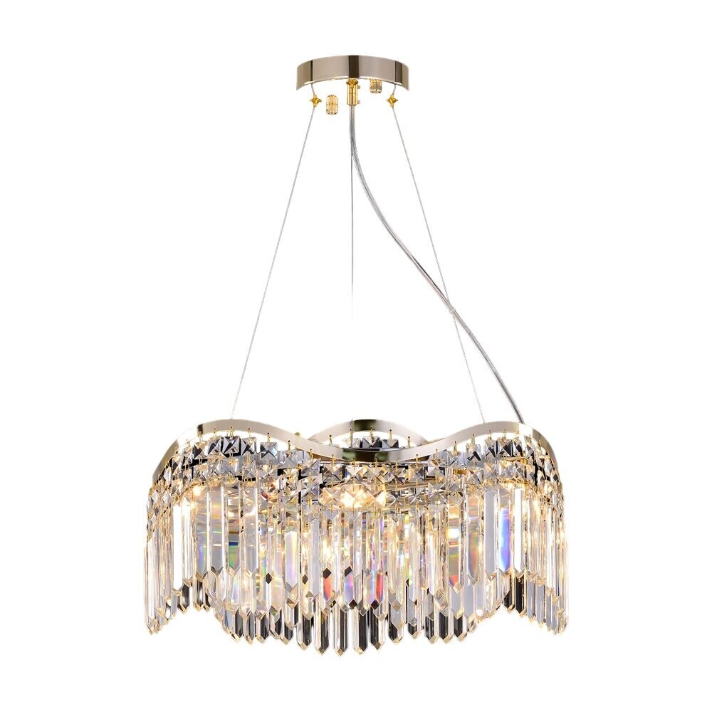 Изображение товара Люстра потолочная Maytoni Gracia с 10 лампами классический дизайн золото