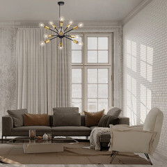 Люстра потолочная Maytoni Jackson E27 84 Вт 24 кв.м (T546PL-12B) - фото 3