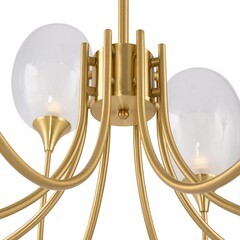 Люстра подвесная Maytoni Aura E14 480 Вт 35 кв.м (MOD016PL-08BS) - фото 3