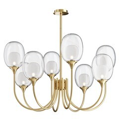Люстра подвесная Maytoni Aura E14 480 Вт 35 кв.м (MOD016PL-08BS) - фото 1