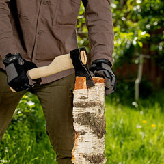 Топор плотницкий кованый деревянная рукоятка 400 мм 0,9 кг - фото 3