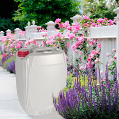 Канистра для жидкостей ЗТИ Космос 31,5 л полиэтиленовая штабелируемая - фото 2