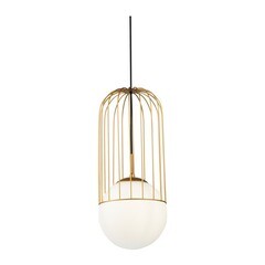 Светильник подвесной Maytoni Telford E27 60 Вт 3 кв.м золото IP20 (P363PL-01G) - фото 3