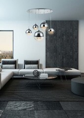 Светильник подвесной Maytoni Fermi E27 300 Вт 22 кв.м никель IP20 (P140-PL-170-5-N) - фото 3