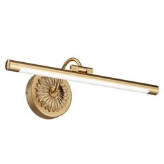 Подсветка для картин и зеркал светодиодная золото 9 Вт 3000К IP20 Maytoni Oculus (MIR014WL-L9G3K) - фото 1