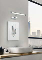 Подсветка для картин и зеркал светодиодная хром 12 Вт 3000К IP20 Maytoni Fino (MIR003WL-L12CH) - фото 2