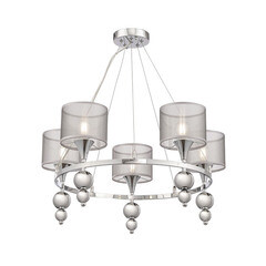 Люстра потолочная Freya Lauren E14 200 Вт 13,33 кв.м (FR5093PL-05CH) - фото 1