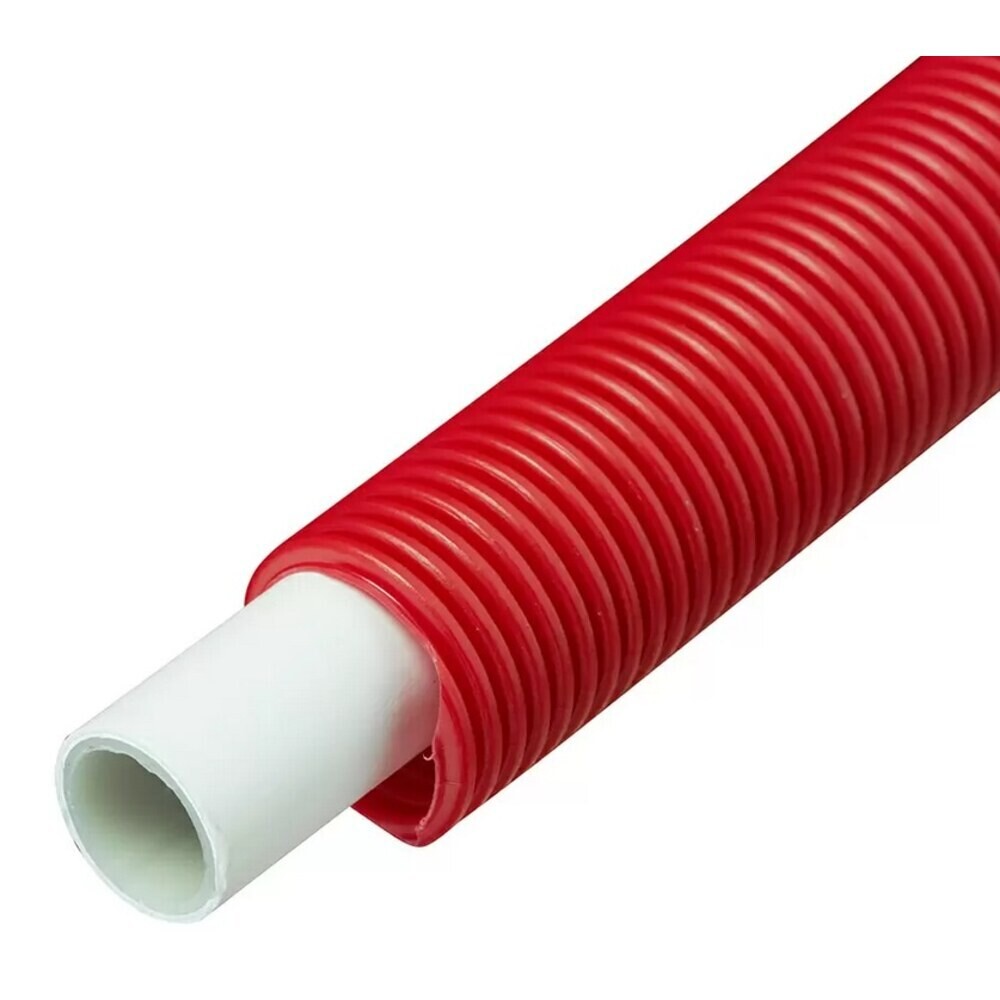 Изображение товара Труба металлопластиковая Henco (25-016MR) 16 мм красная Standard (25 м)