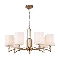 Люстра подвесная Freya Riverside E14 280 Вт 21 кв.м (FR1007PL-07BS) - фото 1