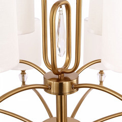 Люстра подвесная Freya Riverside E14 480 Вт 32 кв.м (FR1007PL-12BS) - фото 2