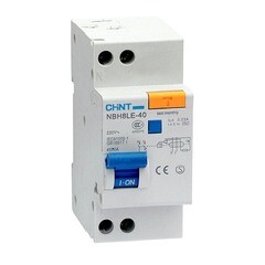 Изображение товара Автомат дифференциальный Chint NBH8LE-40 16А 1P+N тип AC 30 мА 4,5 кА (206062)