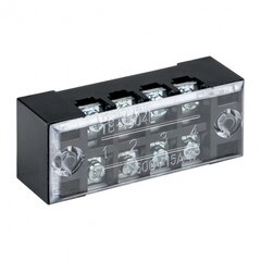 Терминал клеммный EKF PROxima TB-1504 1,5 кв.мм 660 В 15 A 4 клеммных пары (100 шт.) - фото 1