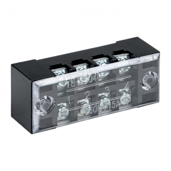 Изображение товара Терминал клеммный EKF PROxima TB-1504 1,5 кв.мм 660 В 15 A 4 клеммных пары (100 шт.) Изображение товара Терминал клеммный EKF PROxima TB-1504 1,5 кв.мм 660 В 15 A 4 клеммных пары (100 шт.)