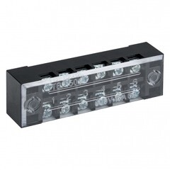 Терминал клеммный EKF PROxima TB-1506 1,5 кв.мм 660 В 15 A 6 клеммных пар (100 шт.) - фото 1