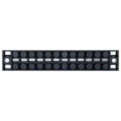 Терминал клеммный EKF PROxima TB-2512 2,5 кв.мм 660 В 25 A 12 клеммных пар (25 шт.) - фото 3