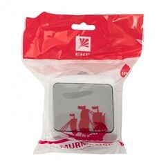 Кнопка звонка EKF Мурманск накладная серая (EFZ10-026-30-54) - фото 4