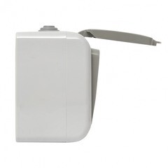 Блок выключатель и розетка EKF Мурманск двухклавишный накладной серый (EFRV16-052-30-540) - фото 6