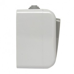 Блок выключатель и розетка EKF Мурманск одноклавишный накладной серый (EFRV16-050-30-540) - фото 4