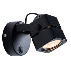 Изображение товара Спот настенный Arte Lamp Misam GU10 50 Вт 1 кв.м черный IP20 (A1315AP-1BK)