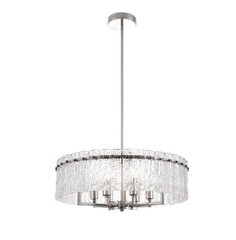 Люстра подвесная Freya Basilica E14 240 Вт 16 кв.м (FR5166PL-06N) - фото 1