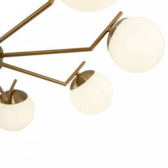 Люстра подвесная Freya Moonrock E27 480 Вт 32 кв.м (FR5173PL-08BS) - фото 2