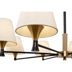 Люстра подвесная Freya Perfetto E14 320 Вт 13 кв.м (FR5098PL-08BBS) - фото 2