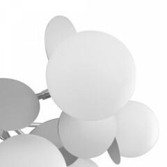 Люстра подвесная Freya Satellite E27 600 Вт 40 кв.м (FR5165PL-10S) - фото 3