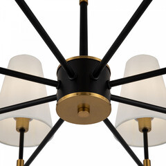 Люстра подвесная Freya Tida E14 320 Вт 21 кв.м (FR5196PL-08BBS) - фото 2