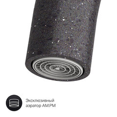 Смеситель для кухни AM.PM Like черный с высоким изливом однорычажный (F8007122) - фото 6