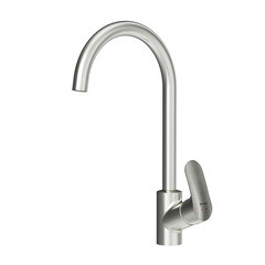 Смеситель для кухни AM.PM Like сатин с высоким изливом однорычажный (F8007111) - фото 1