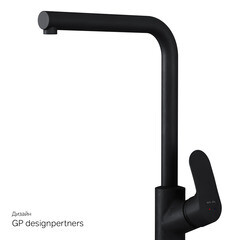 Смеситель для кухни AM.PM Like черный с высоким изливом однорычажный (F8005022) - фото 6