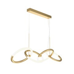 Люстра светодиодная подвесная Maytoni Node 160 Вт 3000К 25 кв.м (MOD165PL-L40G3K) - фото 3