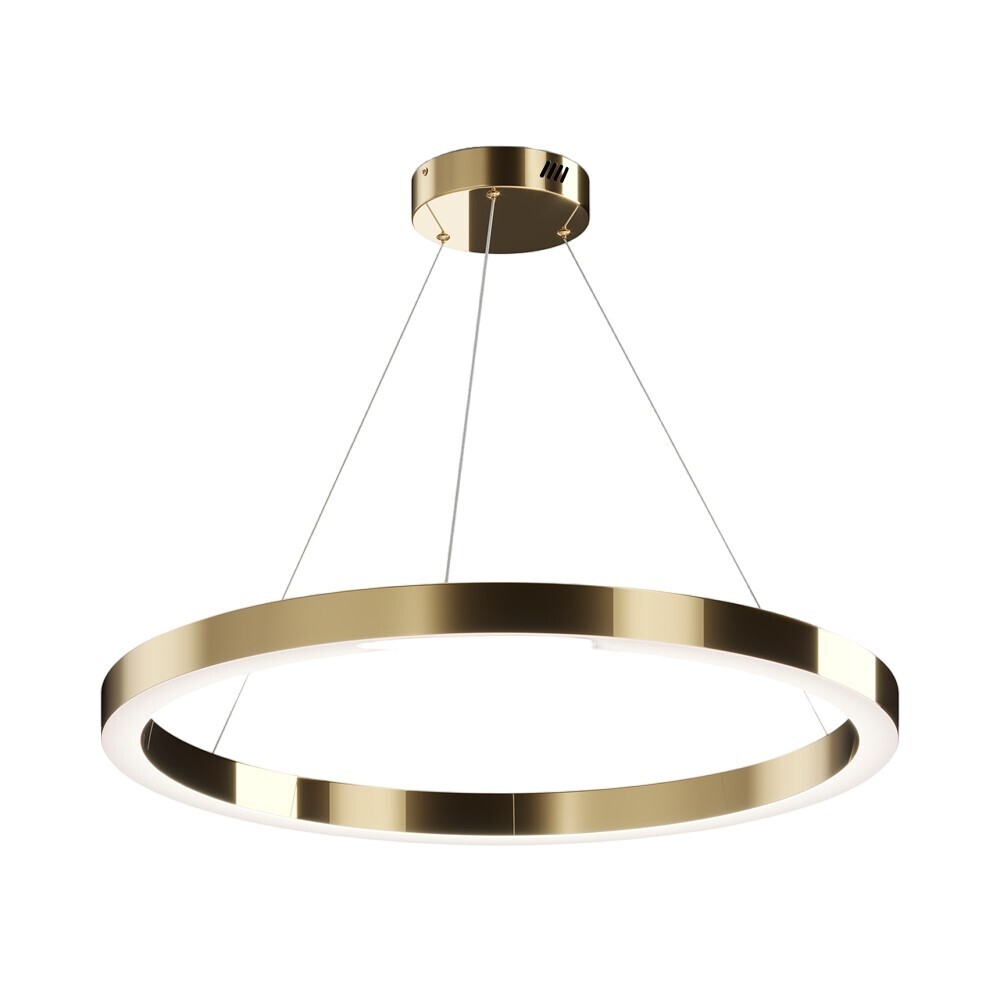 Изображение товара Современная LED люстра Maytoni Saturno 60 Вт для потолка сталь латунь