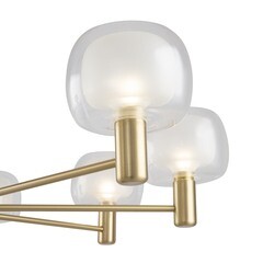 Люстра подвесная Maytoni Vision E14 480 Вт 32 кв.м (MOD411PL-08G) - фото 5