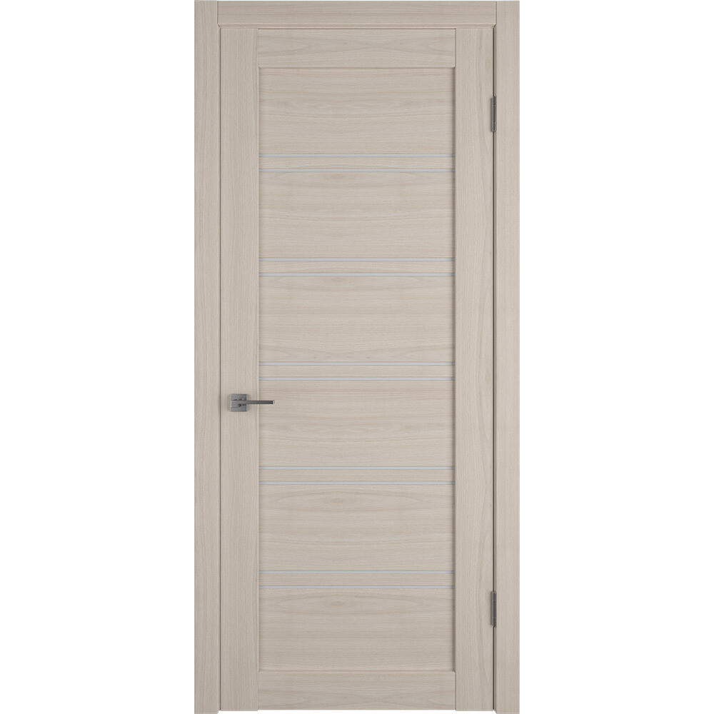 Изображение товара Межкомнатная дверь VFD Лайт 28 600х2000 мм со стеклом финишпленка cream