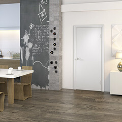 Дверь межкомнатная 600х2000 мм финишпленка белая глухая - фото 2