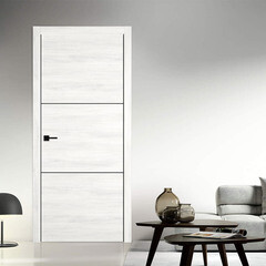 Дверь межкомнатная Urban2 900х2000 мм ПВХ норд велум глухая с замком и петлями - фото 5