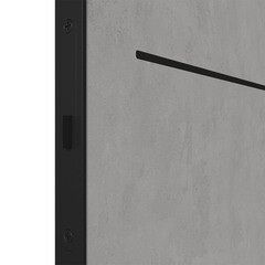 Дверь межкомнатная Urban1 700х2000 мм ПВХ антик лофт глухая с замком и петлями - фото 3