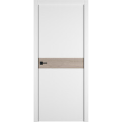Изображение товара Дверь межкомнатная Urban Н горизонт 900х2000 мм ПВХ эмалекс белая глухая с замком и петлями